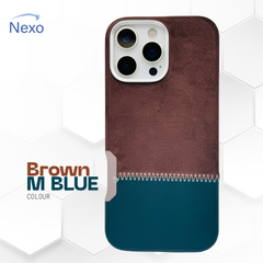 NEXO KWI-NI TWO COLOUR LEATHER CASE WITH MAG-SAFE