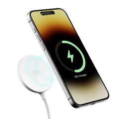Ambrane AerosynQ B Fast Charging Magsafe Wireless Charger with Qi2