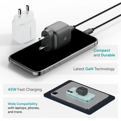 Ambrane GaN Charger 45w Charging / Charge Type-c Laptops