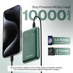 Ambrane Pocket Charge Powerbank 10000mAh 22.5w  Fast Charging