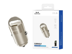 KEEPHONE CarVolt PD 36W Fast Car Charger / Compatible with Apple and Android. USB/Type-C ports