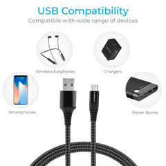 Ambrane BCM-15 Fast-Charging Micro USB Cable 1.5 Meter
