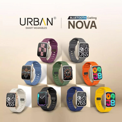 URBAN Nova Bluetooth Calling, Built-In Games, Voice Assistant Smartwatch