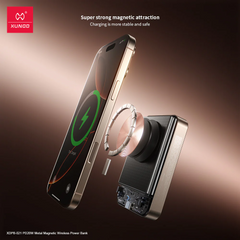 XUNDD XDPB-021 PD20W Metal Magnetic Wireless Power Bank (10000mAh)