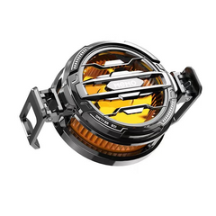 Memo CX07 Phone Cooler Cooling Fan Magnetic with Adjustable RGB Light - Frosty Phone Cooler for Gaming