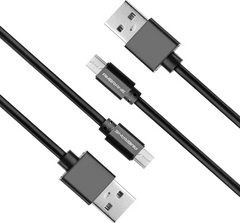 Ambrane ACM-1 2.4A Micro USB Fast Charging Cable for Android Devices (1 Meter, 3.3 Feet)