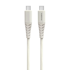 Ambrane Unbreakable 60W Fast Charging 1M Braided Type C to Type C Cable for Smartphones, Tablets, Laptops & Other Type C Devices, PD Technology, 480Mbps Data Sync (ACTT-11, Black)