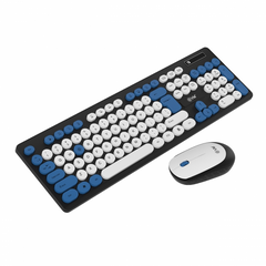 EVM WLKM-045 Wireless keyboard & Mouse Wireless Standard Desktop Keyboard Compatible with Desktop, Laptop, Mac Easy to Use,Plug and Play,Quick, Comfy Durable body
