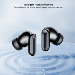 XUNDD X47 Bluetooth-compatible Earphones ANC ENC Noise Cancelling Wireless Headphones - Black
