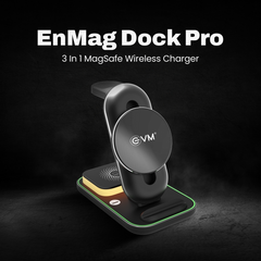 EVM Wireless Charger Magsafe Enmag Dock Pro 3 in 1 15w (iPhones, Apple Watch, EarPods)EVM-WC-07