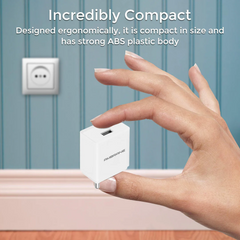 Ambrane Wall Charger With 12W Fast Charging With Type-c Cable