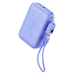 Ambrane PowerMini 10 10000mAh Small Fast Charging Pocket Power Bank with Inbuilt Cable