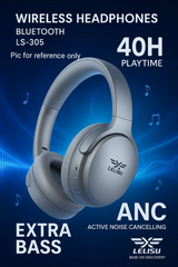 LELISU LS-305 Wireless Bluetooth ANC Headphones