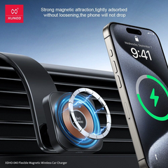 XDHO 040  FLEXIBLE MAGNATIC WIRELESS CAR CHARGER