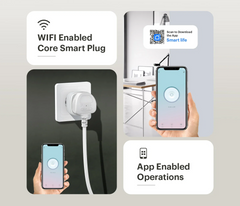 URBAN Core Smart Plug 10A /2500W WIFI Controlled / Bluetooth Connectivity