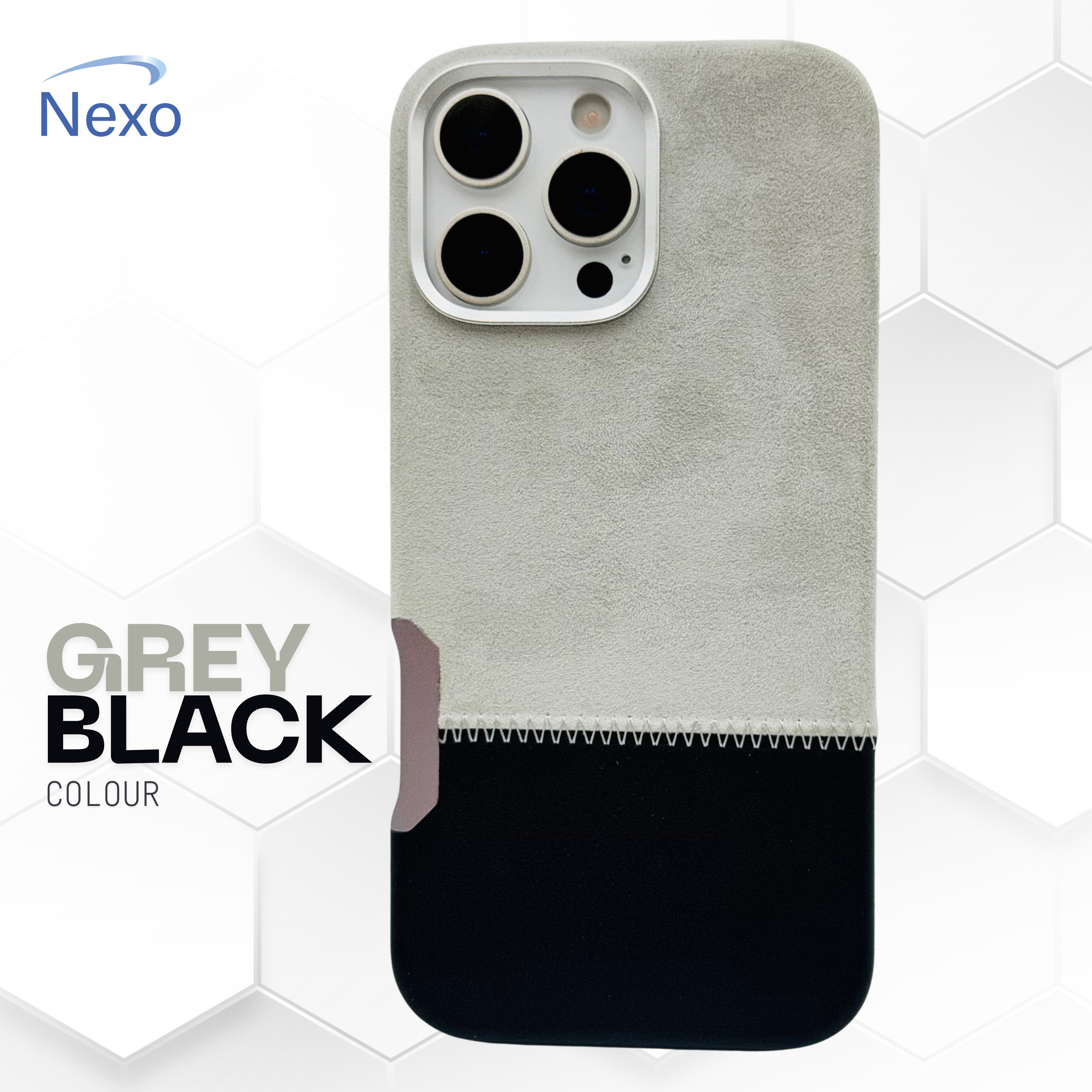 NEXO KWI-NI TWO COLOUR LEATHER CASE WITH MAG-SAFE