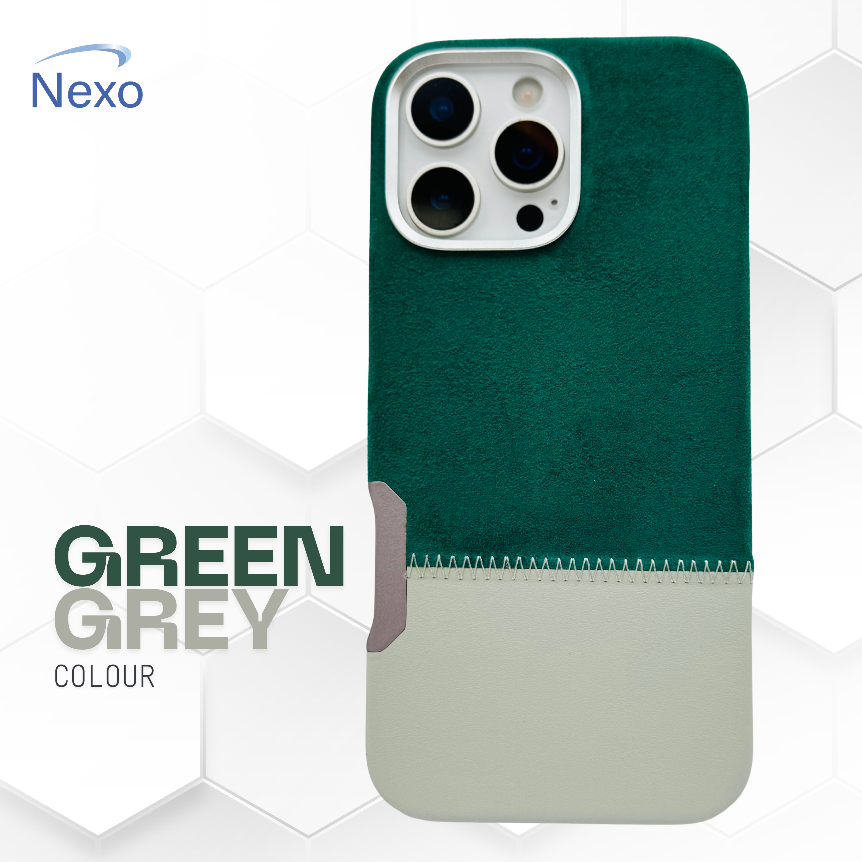 NEXO KWI-NI TWO COLOUR LEATHER CASE WITH MAG-SAFE