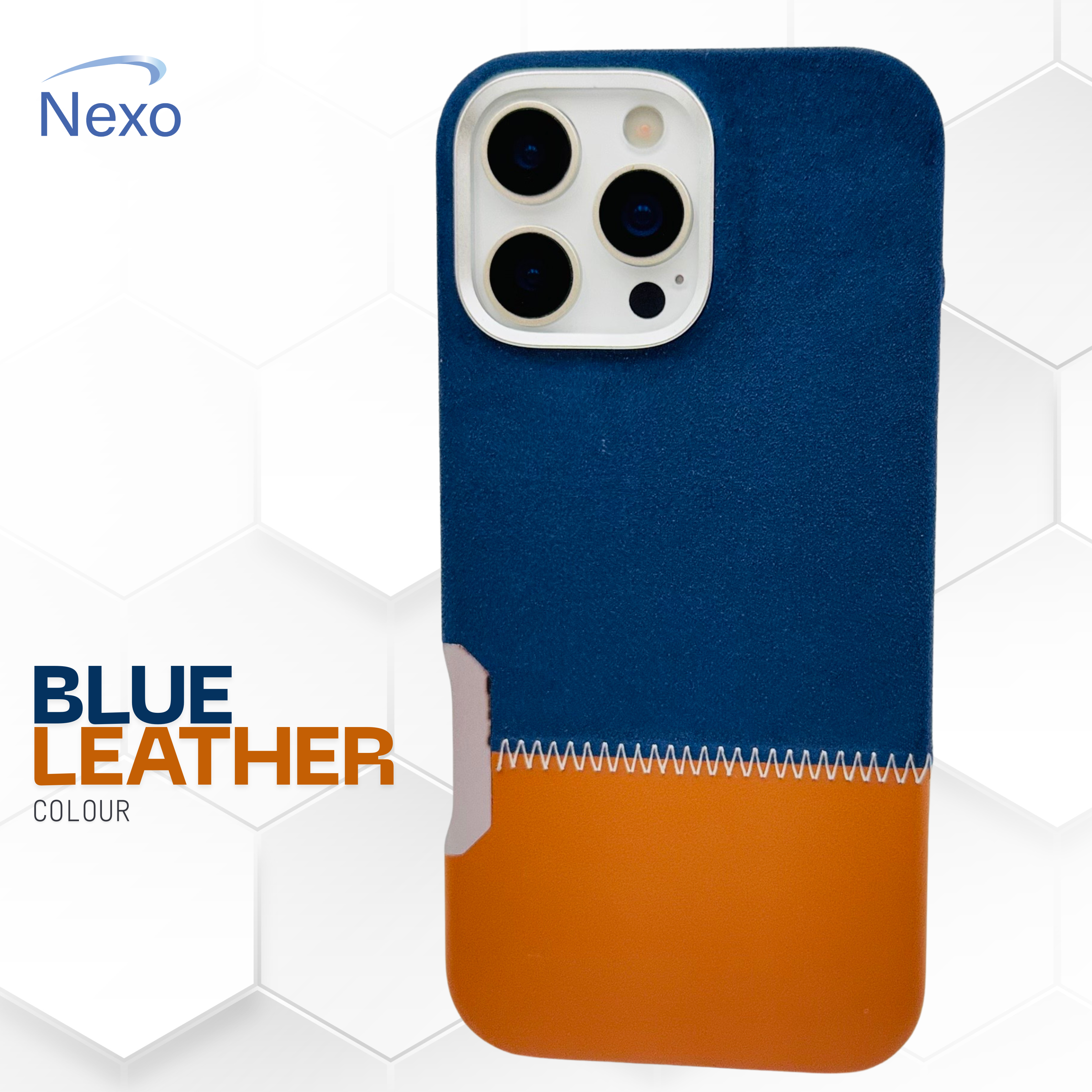 NEXO KWI-NI TWO COLOUR LEATHER CASE WITH MAG-SAFE