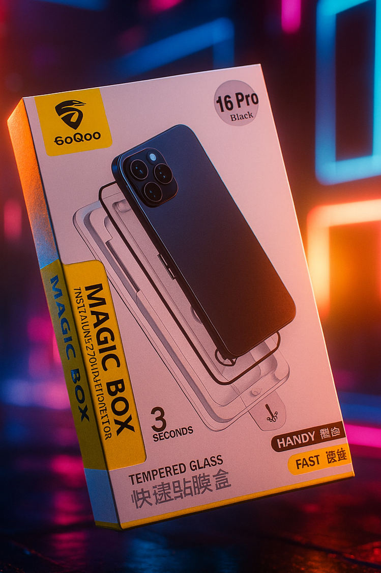 SoQoo “Magic Box” CLEAR Protector is made for you. Slide your iPhone