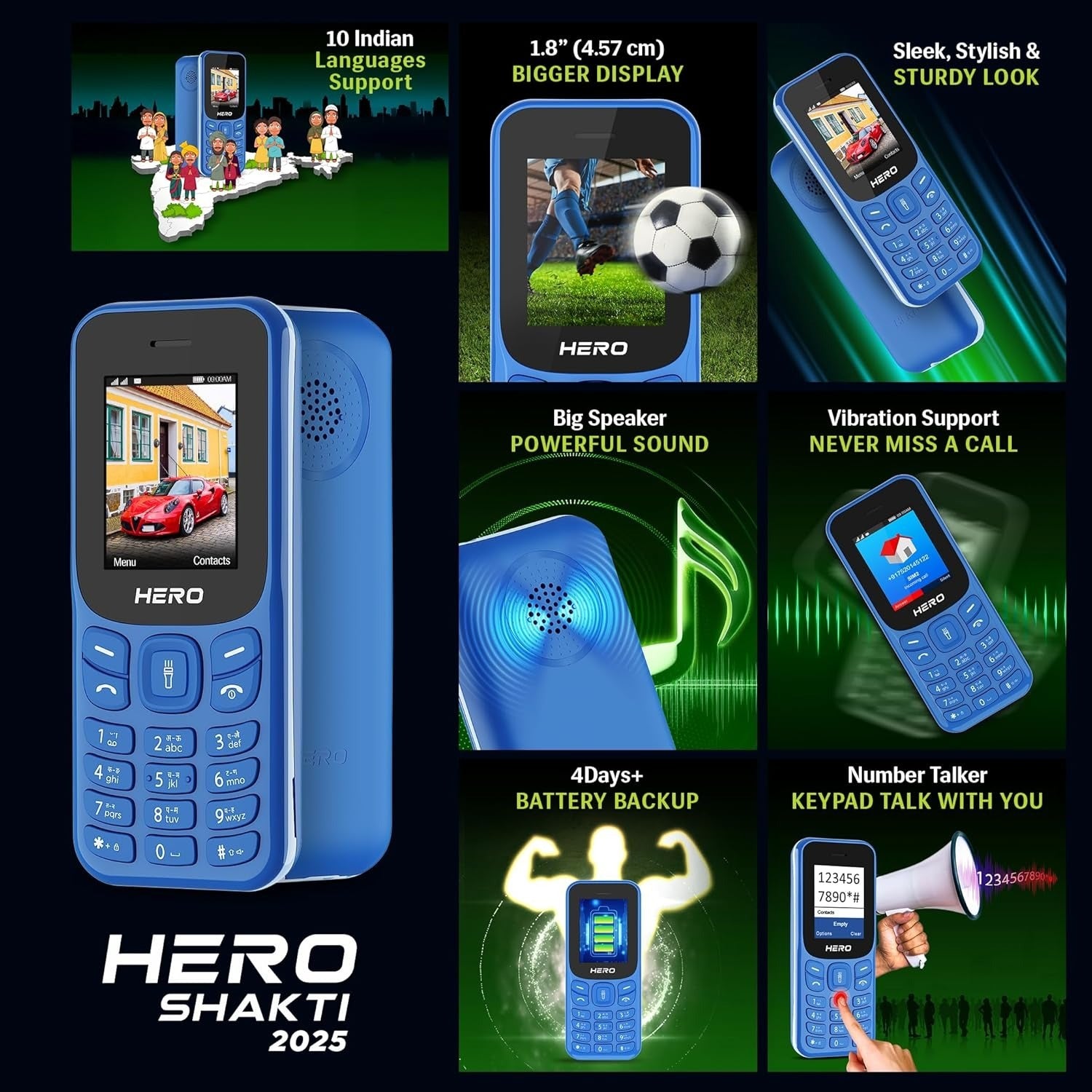 HERO SHAKTI 2025 KEYPAD MOBILE