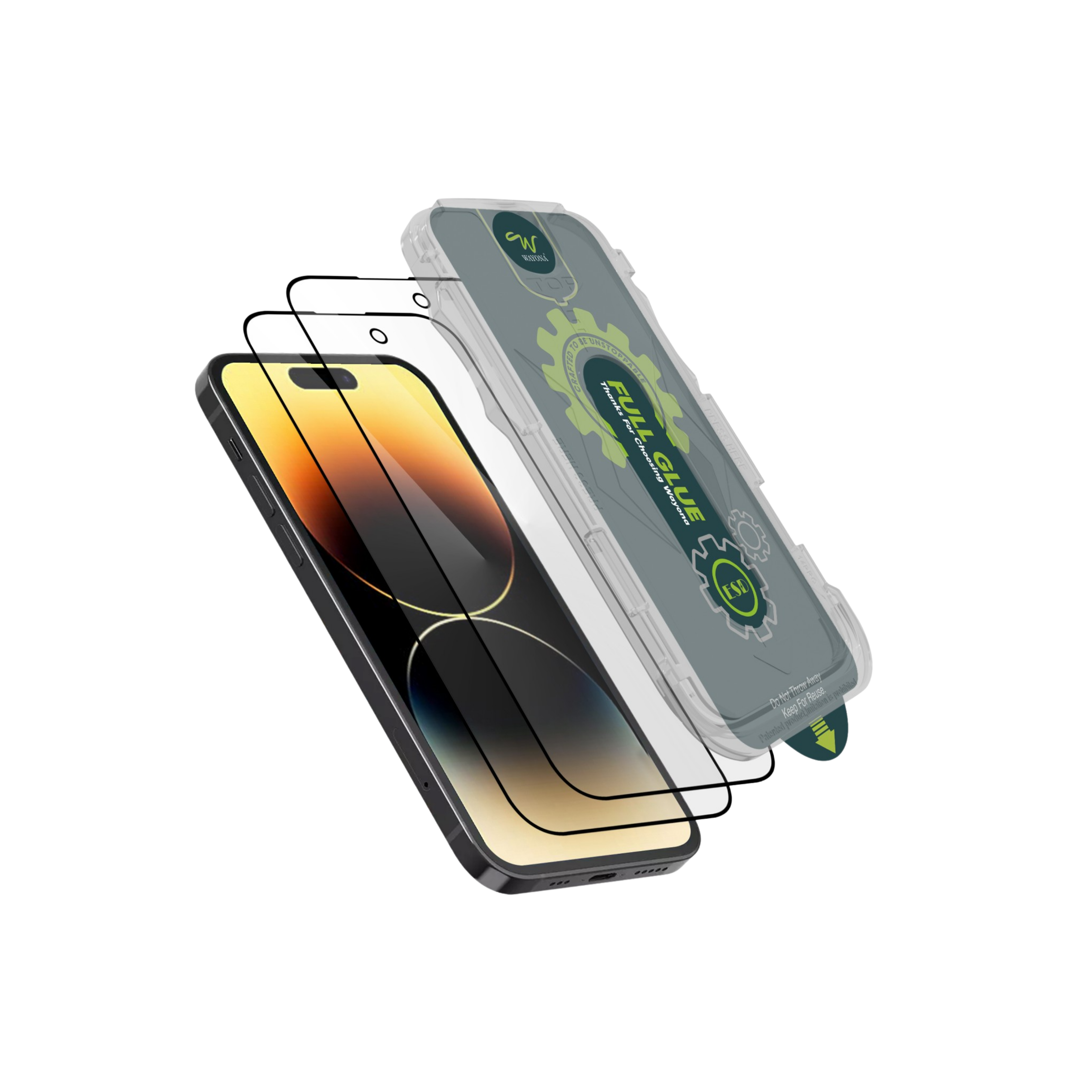SoQoo “Magic Box” CLEAR Protector is made for you. Slide your iPhone