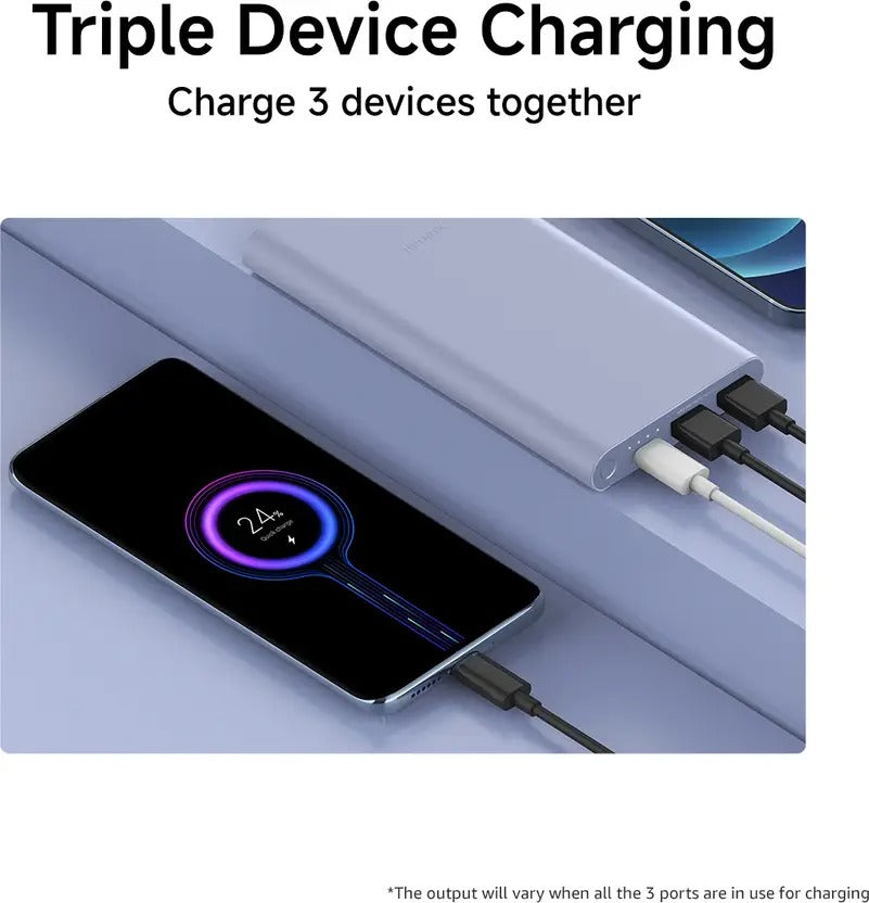 xiaomi power bank 4i 10000 mah 22.5 fast charge power bank