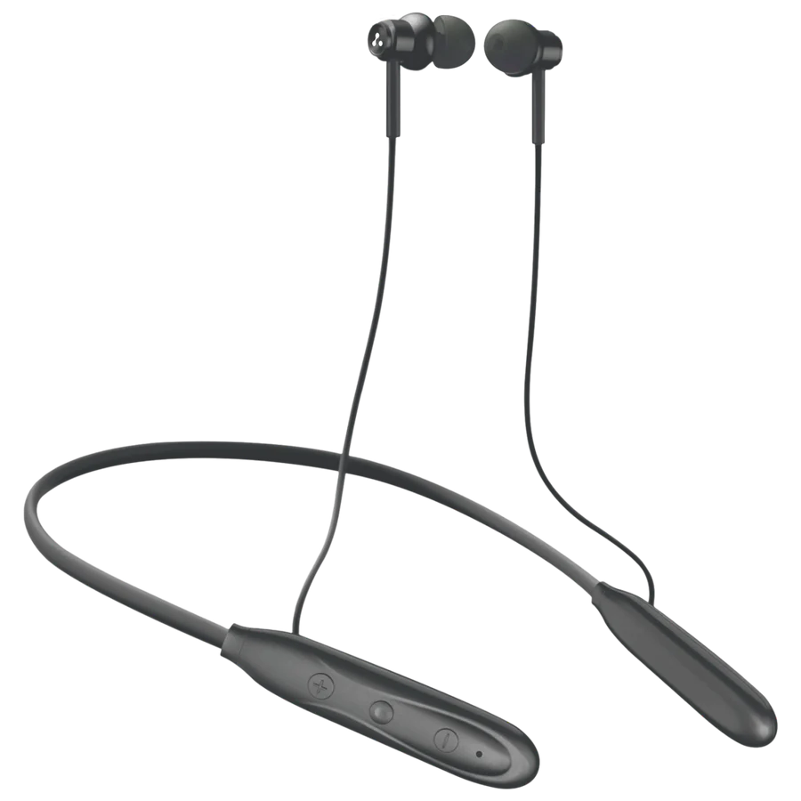 Ambrane Bluetooth Wireless Earphones, Crystal-Clear Calling with an inbuilt Mic, 13Hrs Playback, 10mm Driver, Deep Bass, IPX4 Water Resistant (ANB-33 Pro)