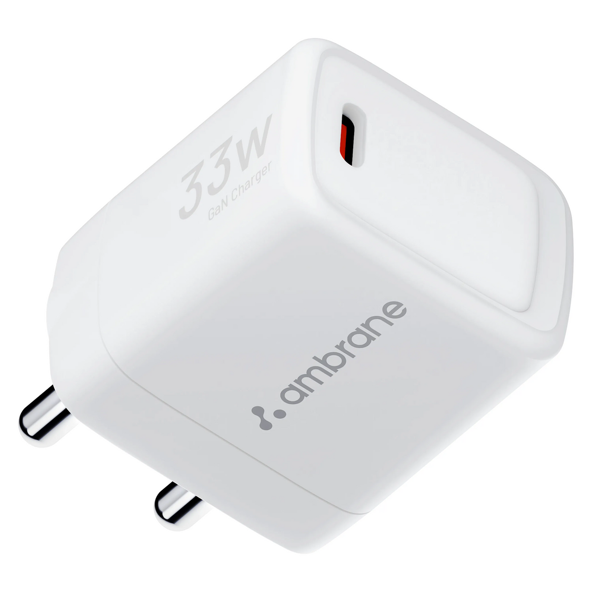 Ambrane 33W GaN Charger MacBook Charging Support Type-c Port