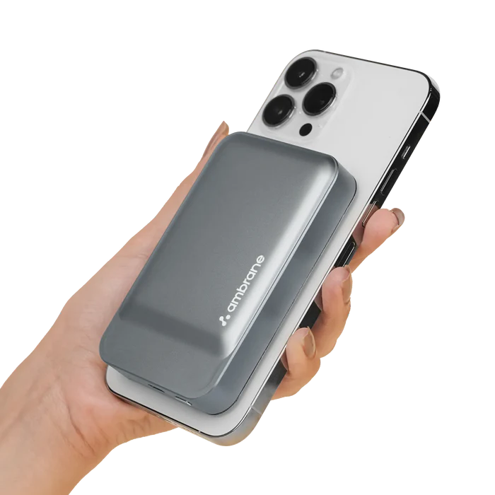 Ambrane Aerosync PB Prime 10000mAh Magsafe Wireless Power Bank for iPhone