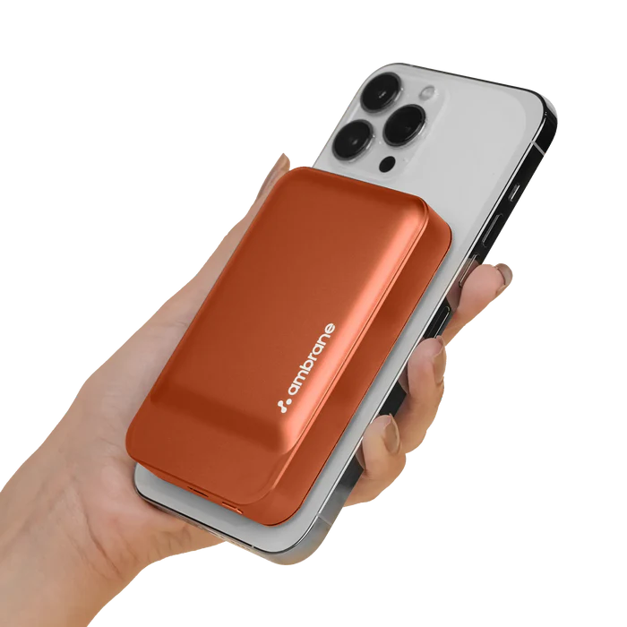 Ambrane Aerosync PB Prime 10000mAh Magsafe Wireless Power Bank for iPhone