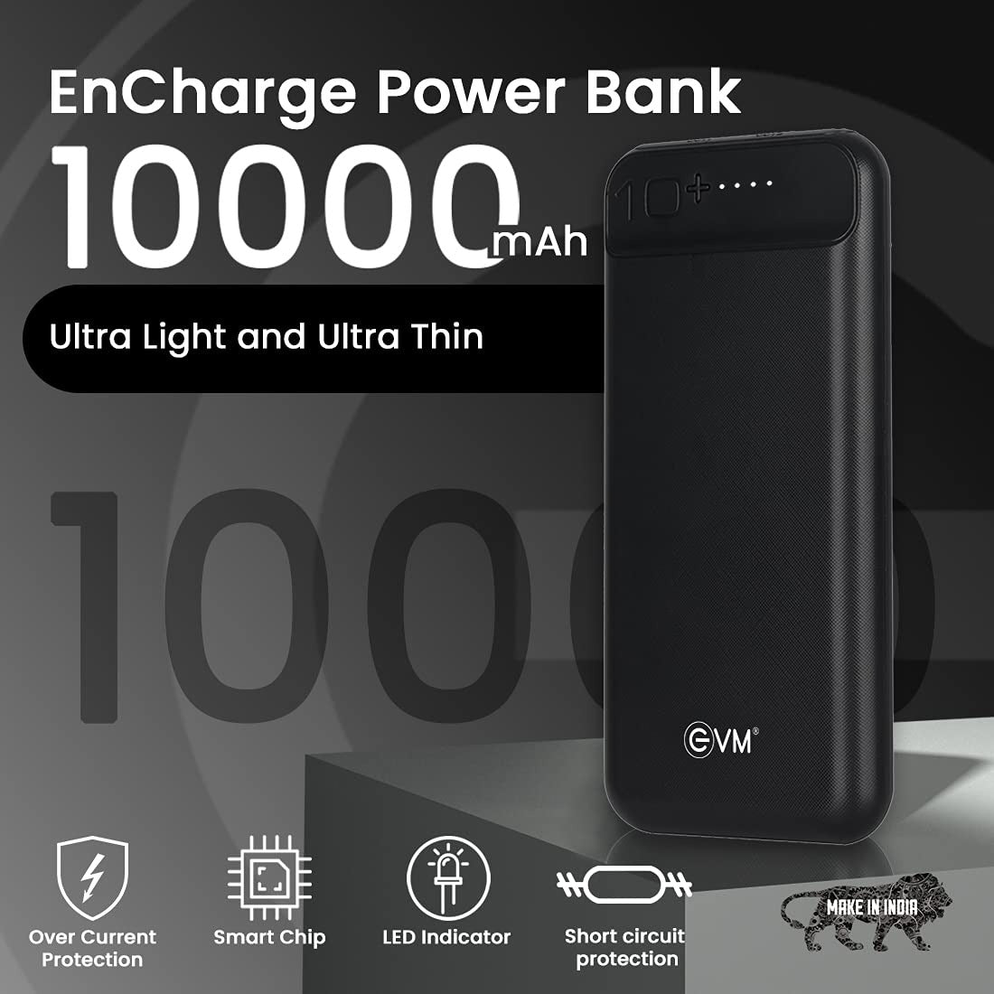 EVM ENCHARGE 10000MAH POWER BANK POWER BANK