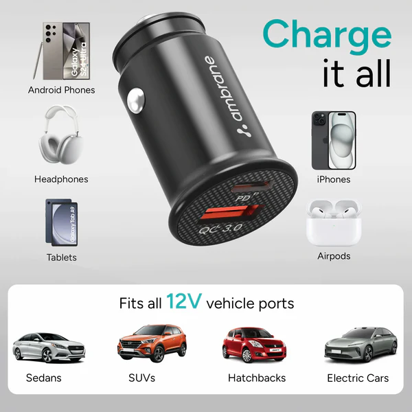 AMBRANE 20W CAR CHARGER [ACC-21]