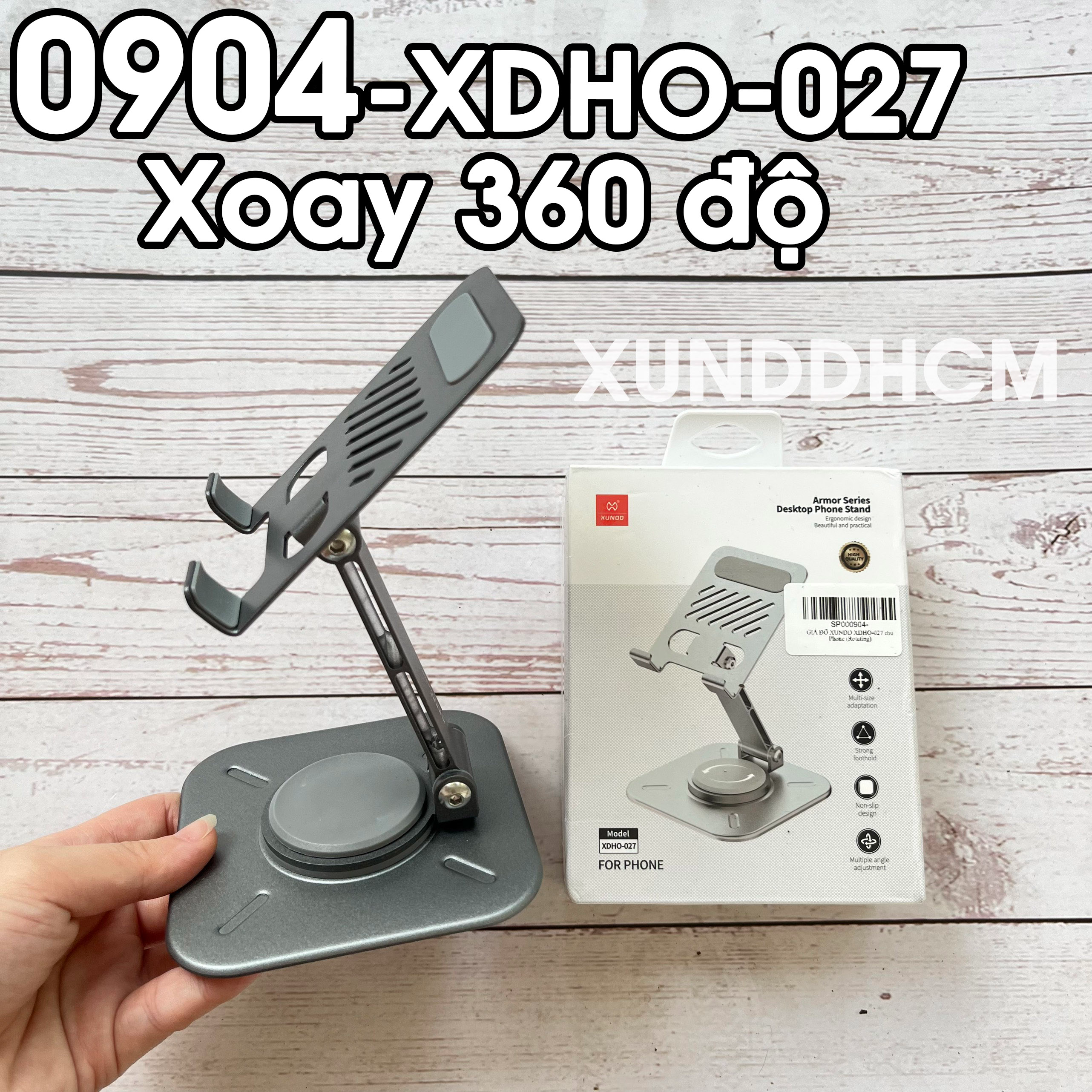 XUNDD XDHO-027 Armor Series Foldable Desktop Mobile Stand