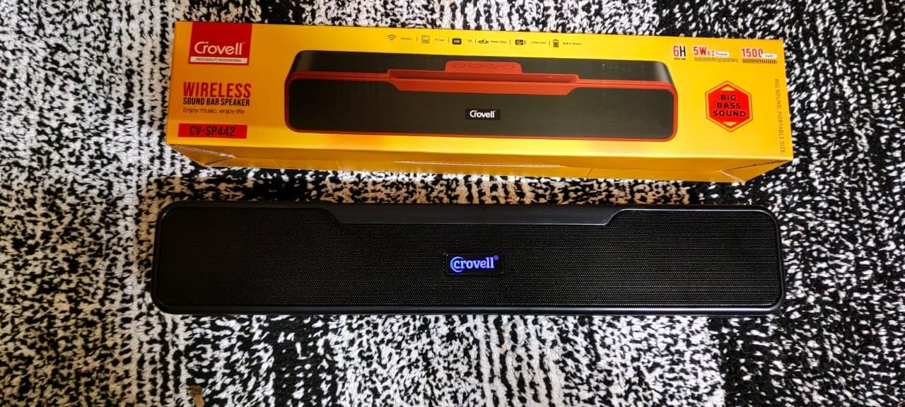 crovell cv-sp442 wireless sound bar speaker