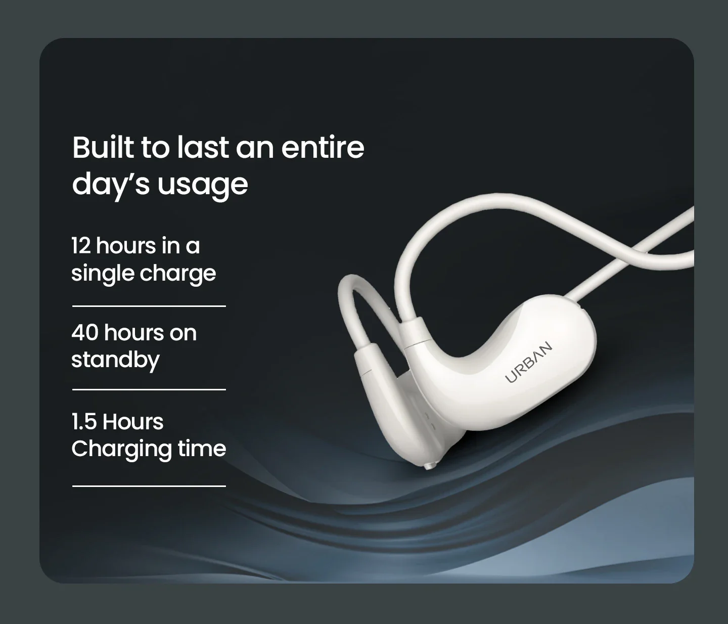 URBAN Vibe Ultra Open ear Wireless Earphone