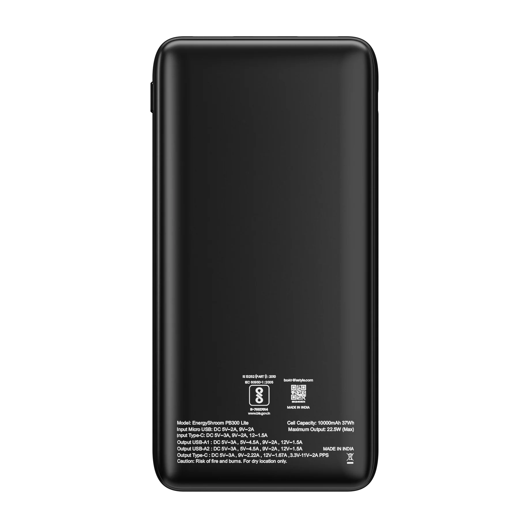 Boat Energy Shroom PB300 Lite 10000mah power bank