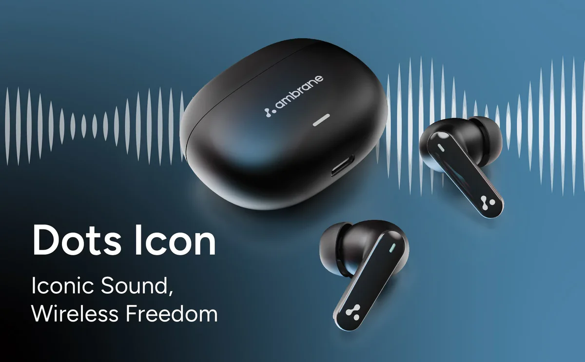 Ambrane Dots icon True Wireless Earbuds