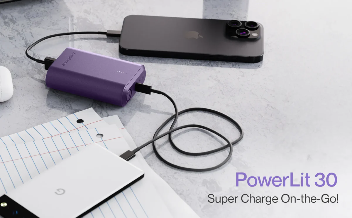 Ambrane Powerlit 30 10000mAh Mini 33w Fast Charging Pocket Power Bank