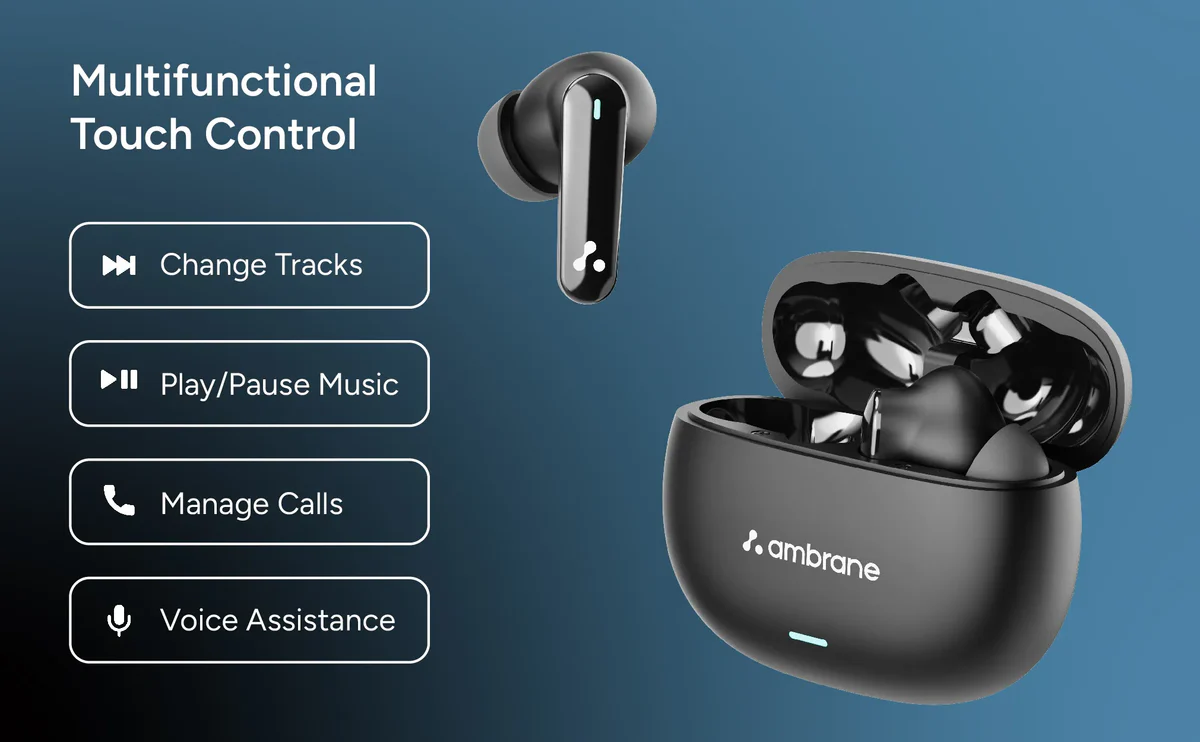 Ambrane Dots icon True Wireless Earbuds