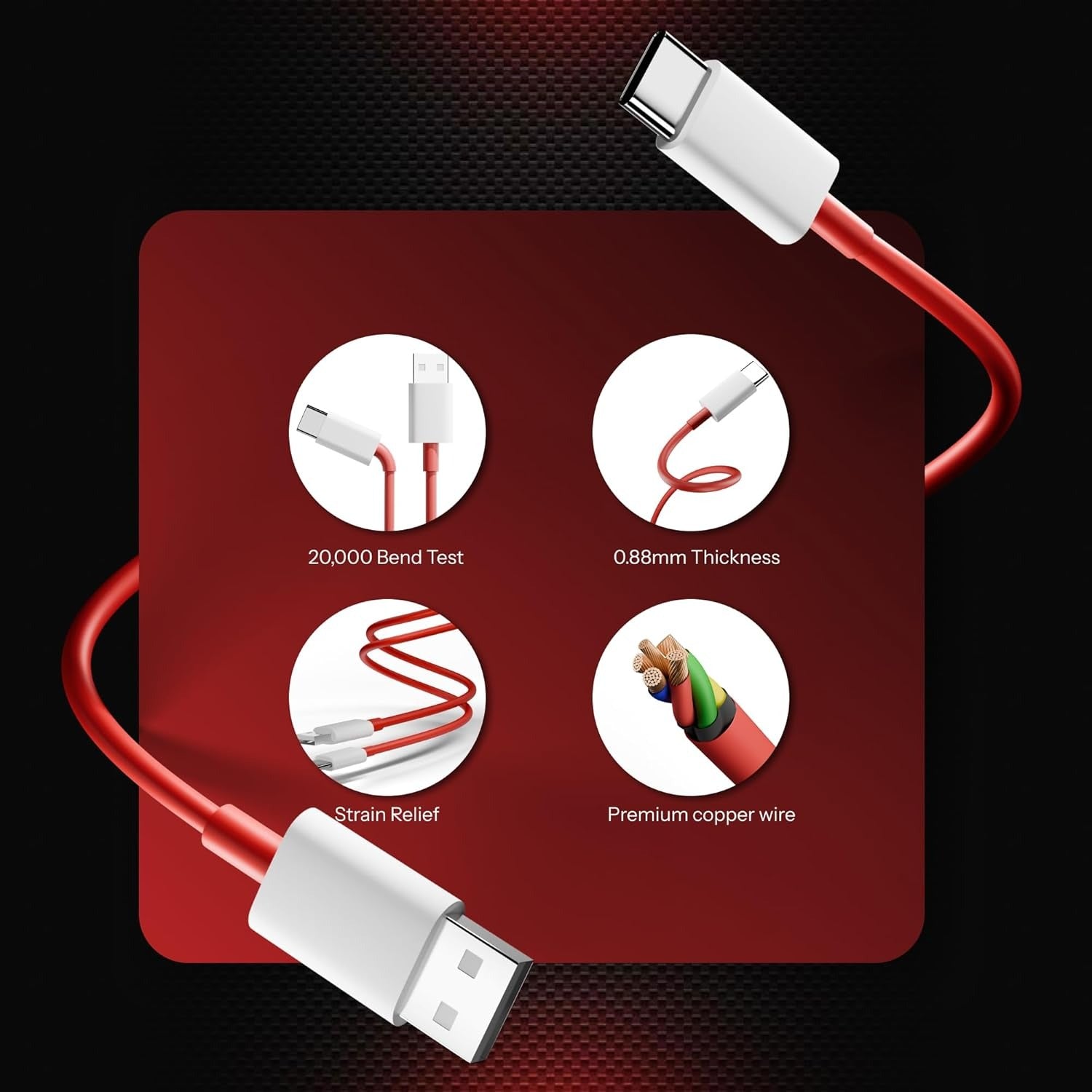 ONEPLUS USB TO TYPE-C DATA CABLE