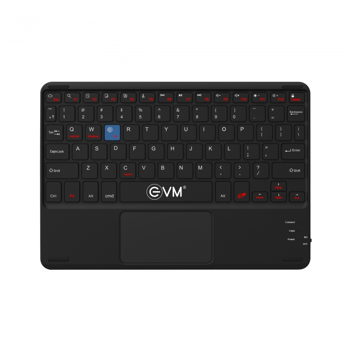 EVM EnAir Wireless Rechargeable Keyboard | Bluetooth 5.0 | Ultra-Slim & Lightweight | 78 Keys Universal Compatibility | Type-C Charging-(WLK-009)