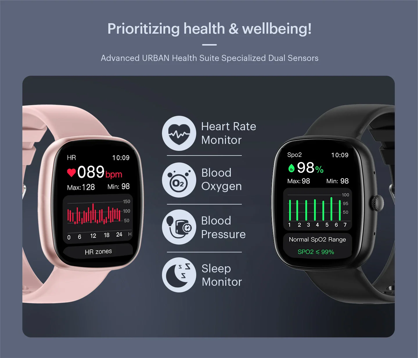 URBAN Pulse 2.01” Super HD Display With One-Connect Bluetooth Calling