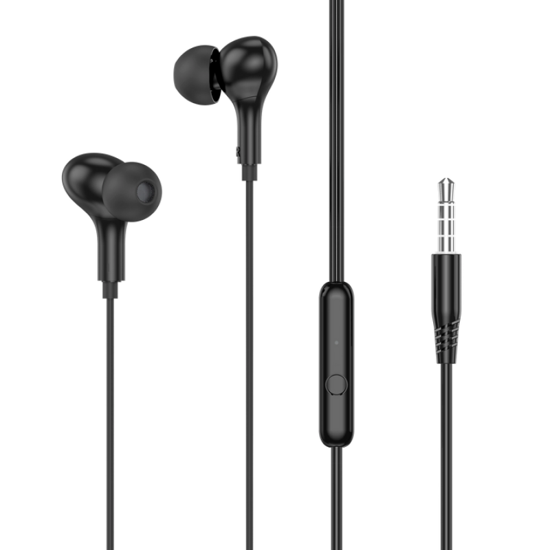 Ambrane EP-56 Wired Earphones with Powerful Bass Earphone, Heavy Bass Clear Sound