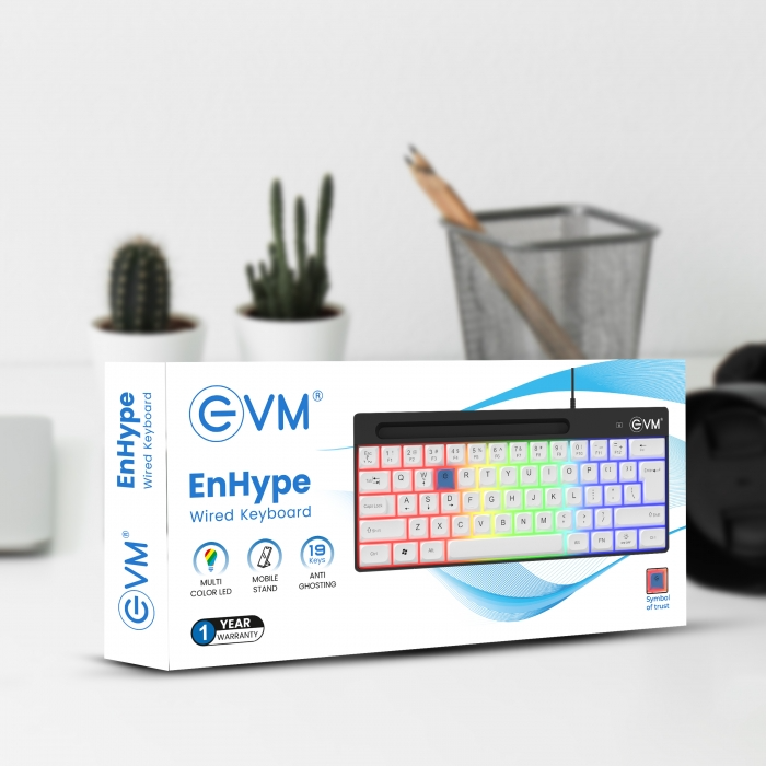 EVM EnHype Wired Keyboard WDK-612