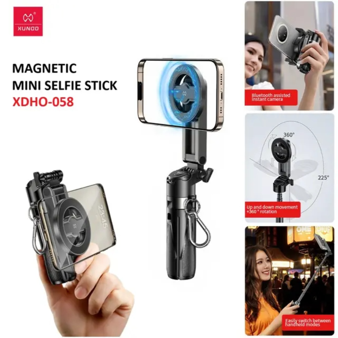 XUNDD XDHO-058 Magnetic Mini Selfie Stick（55mAh）