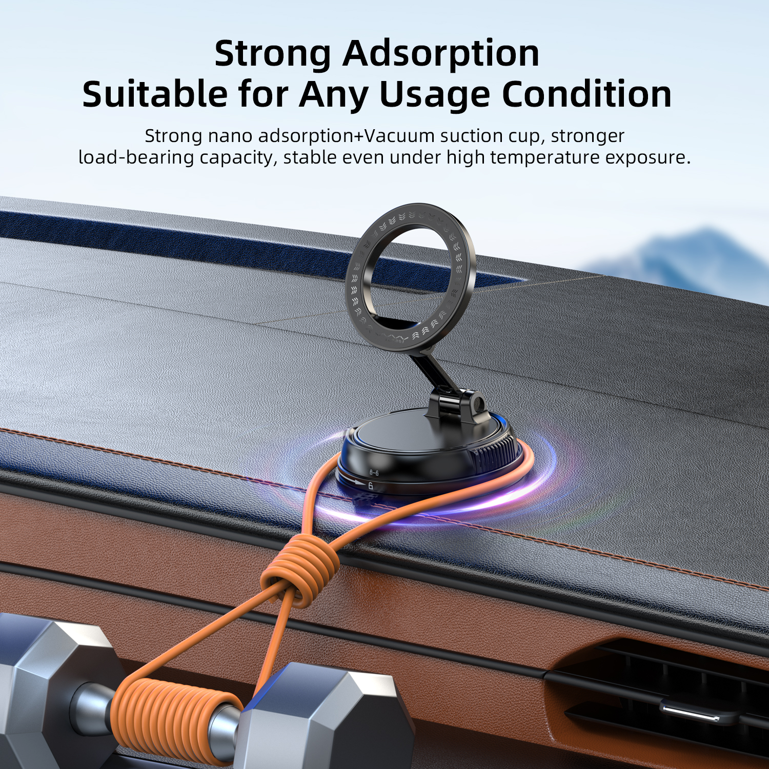 Vyvylabs MagLift 360° Rotator Car Mount (Suction Cup Version)