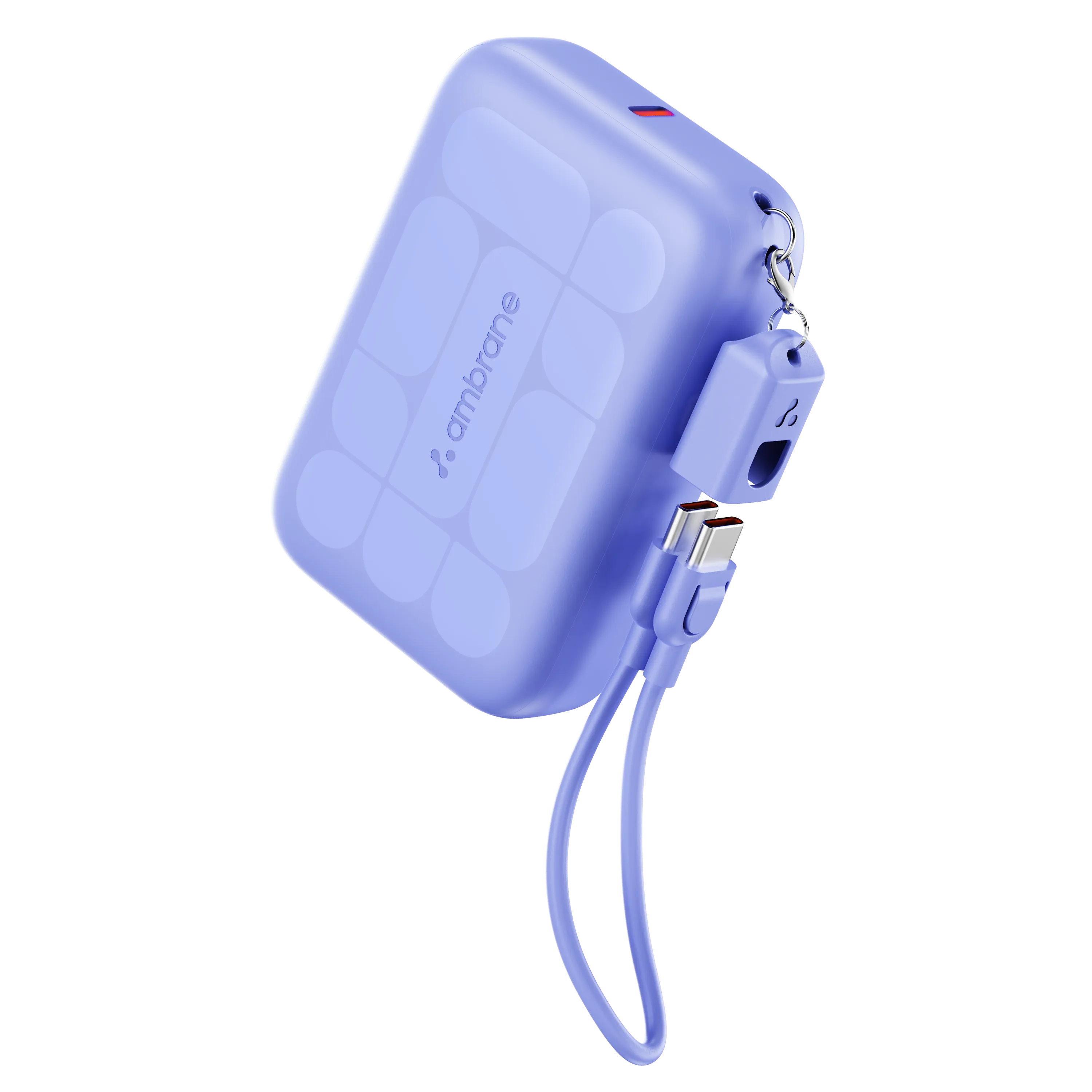 Ambrane PowerMini 10 10000mAh Small Fast Charging Pocket Power Bank with Inbuilt Cable