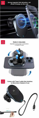XUNDD XDCH-076 15W Wireless Charging of Car Mouted Bracket