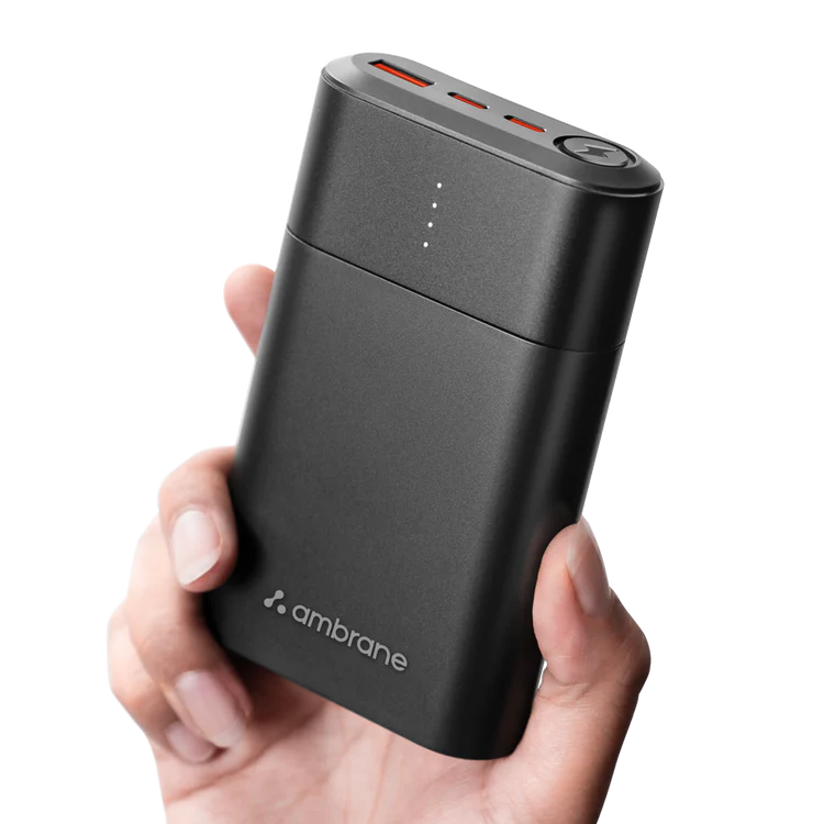 Ambrane Powerlit Duo 30 20000mAh Fast Charging Power Bank for Mobiles & MacBooks