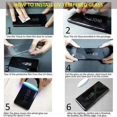 Oneminute uv glue glass full curved